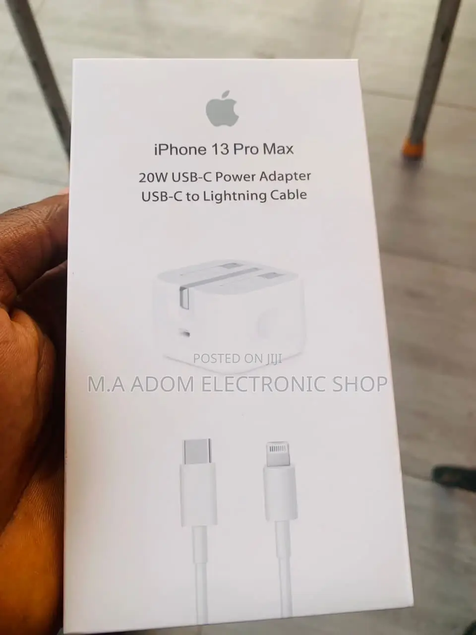 Apple Type C 3 Pin Charger(White)20watt