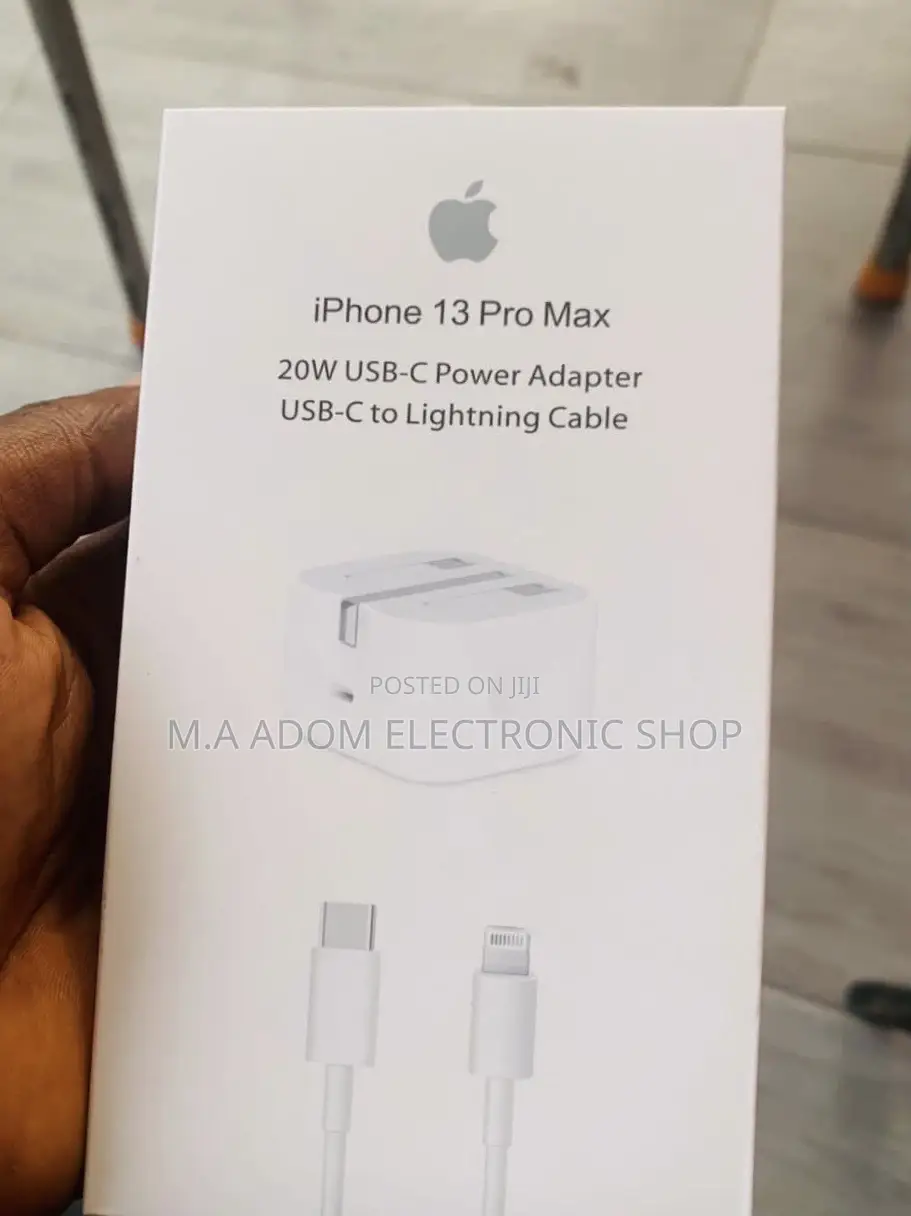 Apple Type C 3 Pin Charger(White)20watt