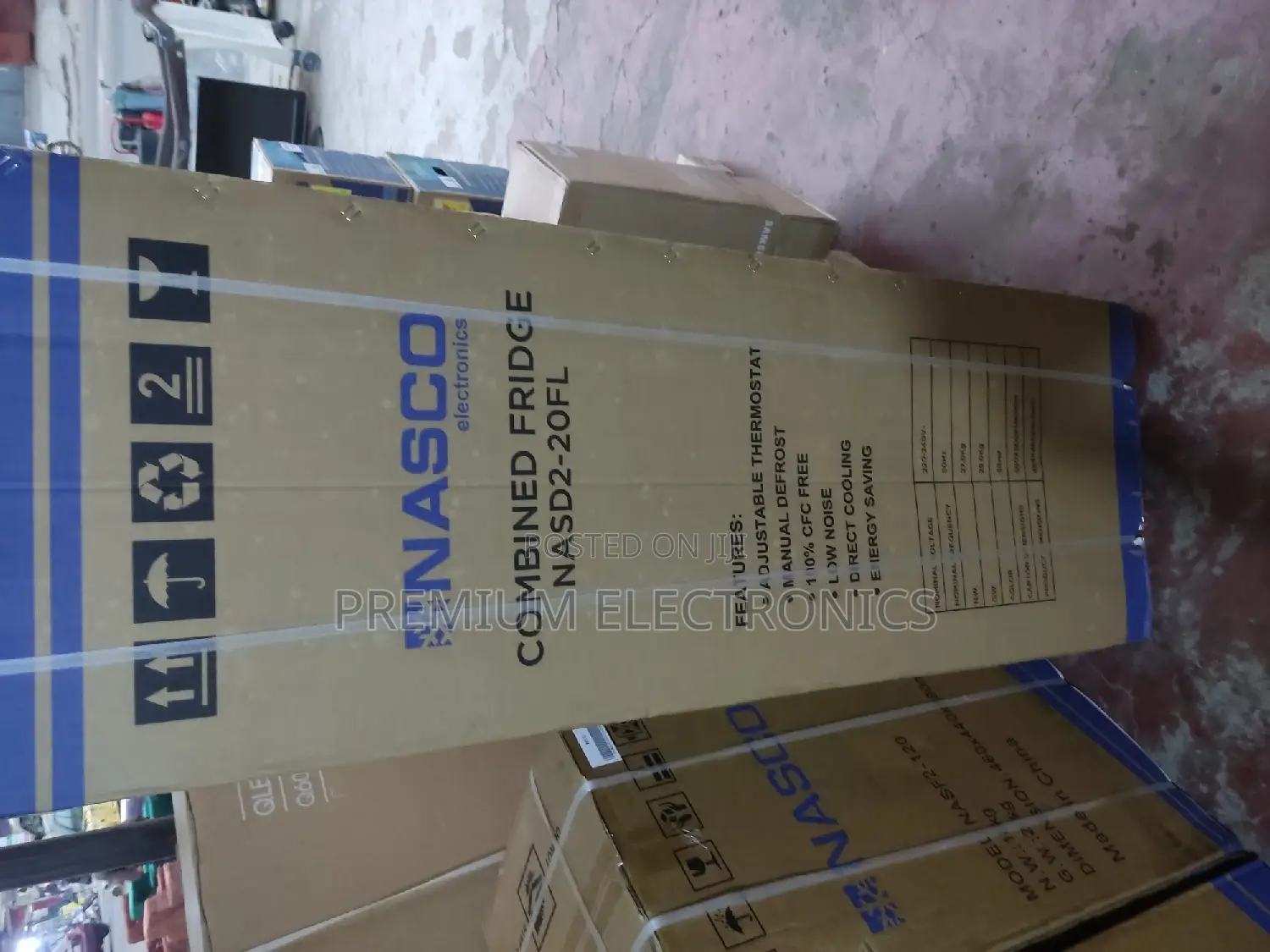 Fantastic Nasco 158ltr Bottom Freezer Refrigerator