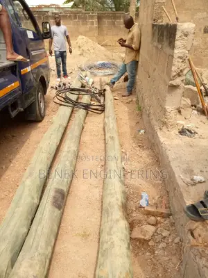 Installation of Electric Poles