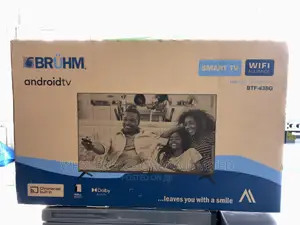 Bruhm 43" Smart Led Tv| Bluetooth| Netflix| Youtube|Voice-control|2026
