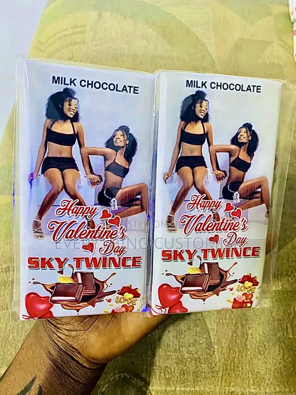 Valentines Customized Chocolate