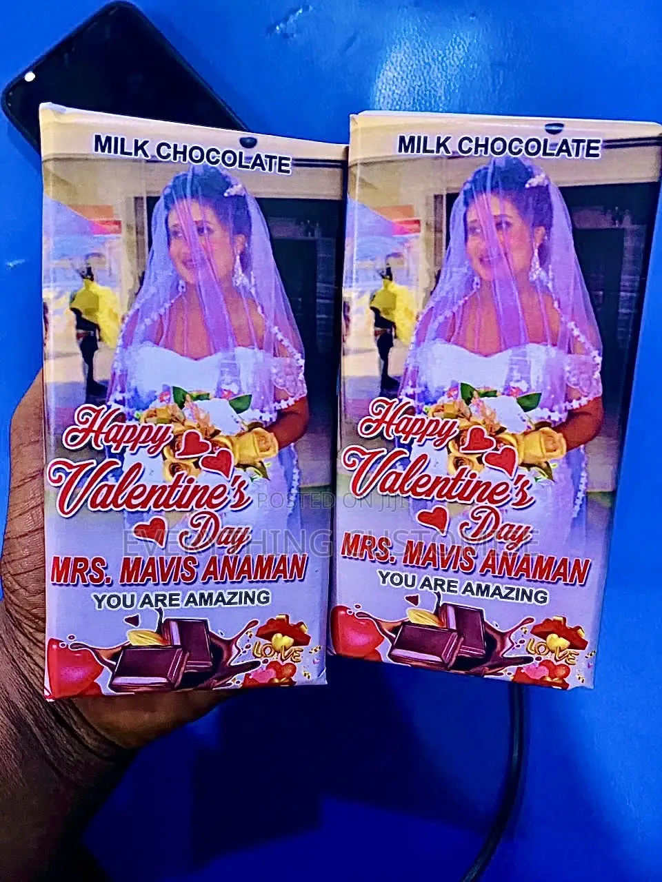 Valentines Customized Chocolate