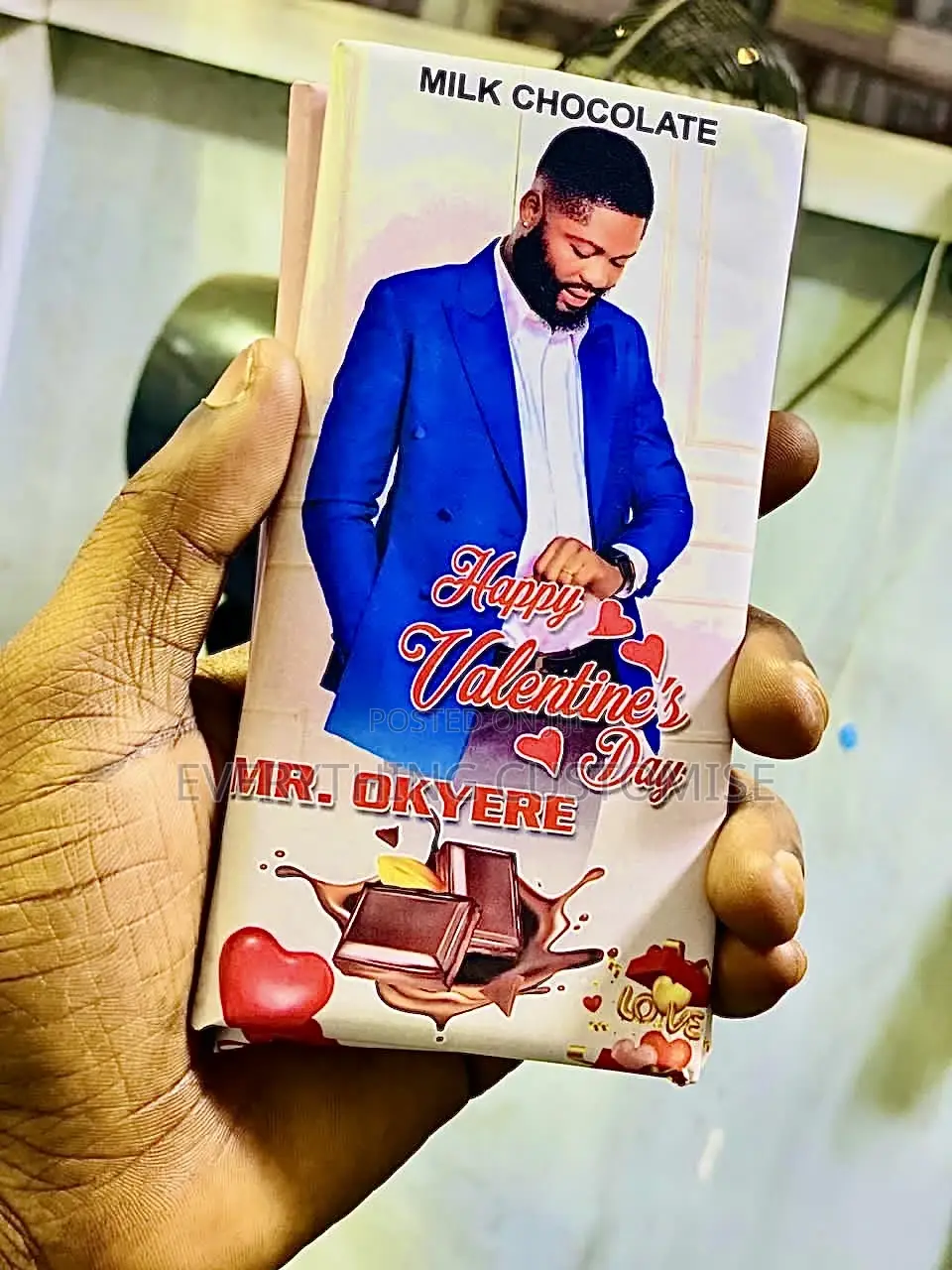 Valentines Customized Chocolate