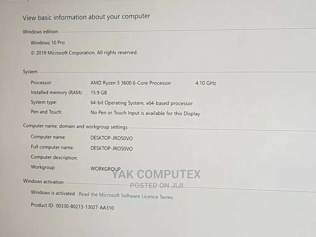 New Desktop Computer Asus ROG Strix GL12 16GB AMD Ryzen SSD 1T