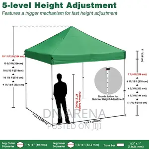 10ft by 10ft Foldable Canopy