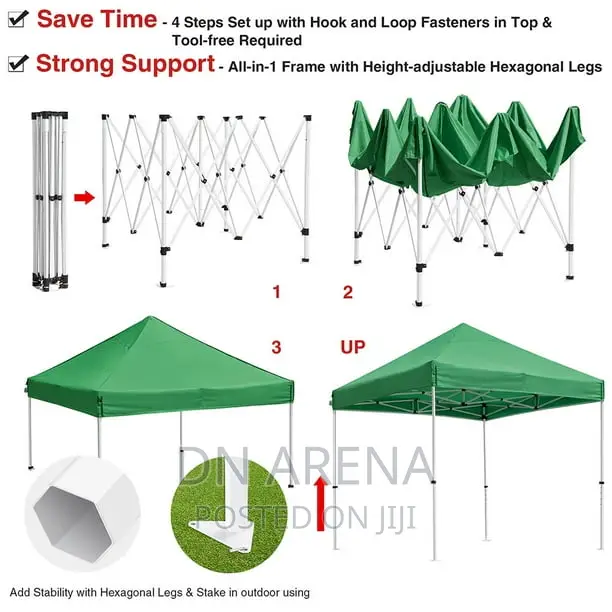 10ft by 10ft Foldable Canopy