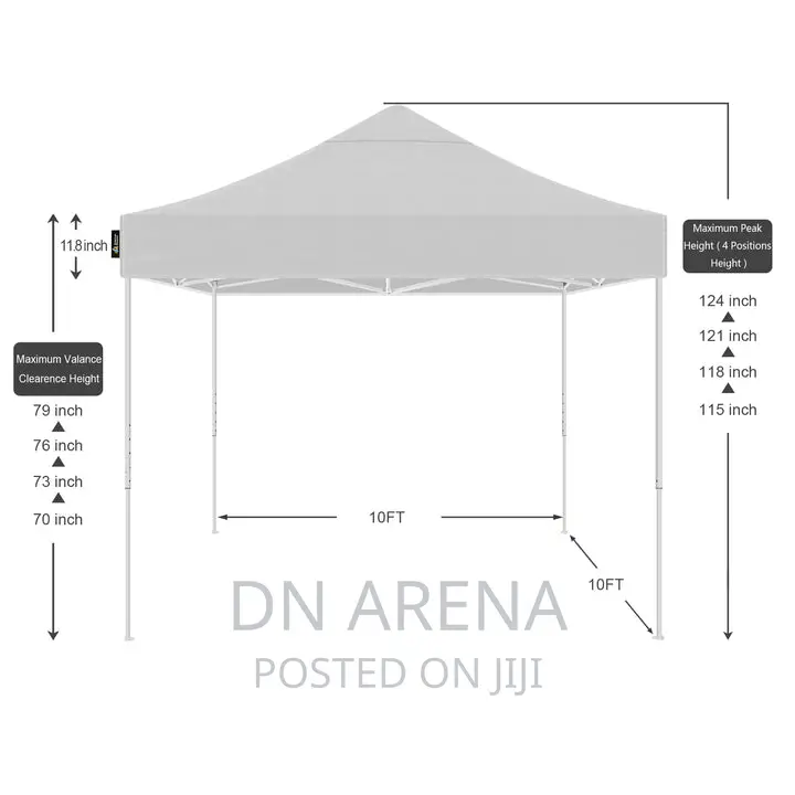 10ft by 10ft Foldable Canopy