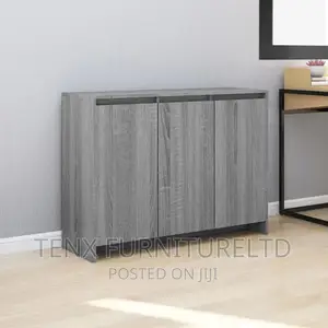 Sideboard / Cabinet Grey Sonoma (3 Doors)