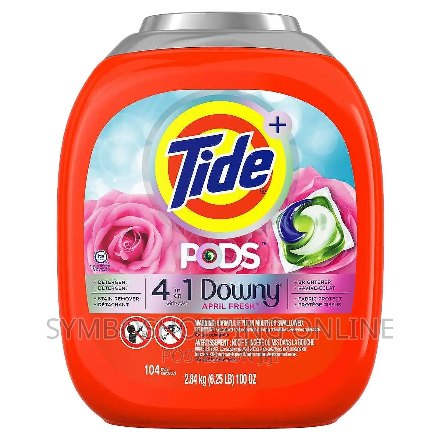Tide PODS, Laundry Detergent Pacs,April Fresh,104 Count