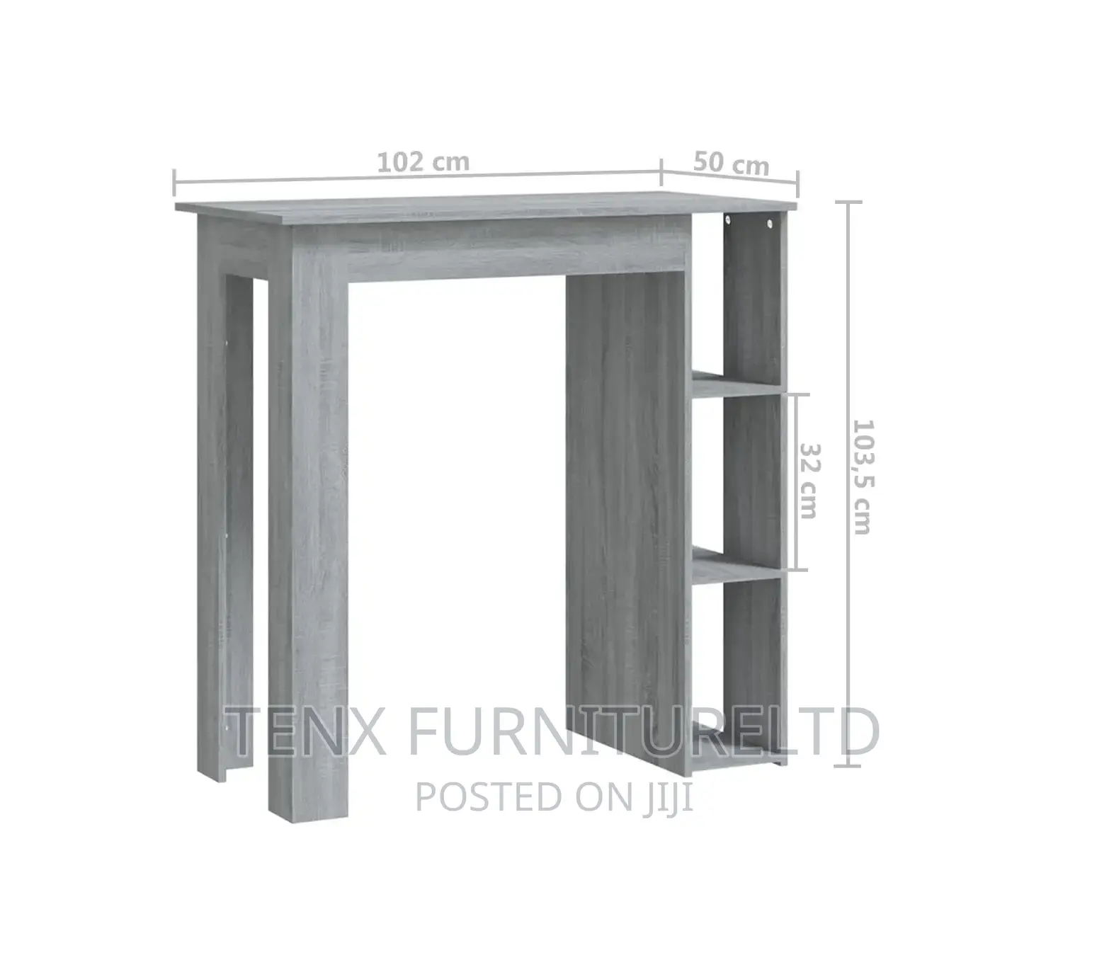 Bar Table Grey Sonoma (Mini)