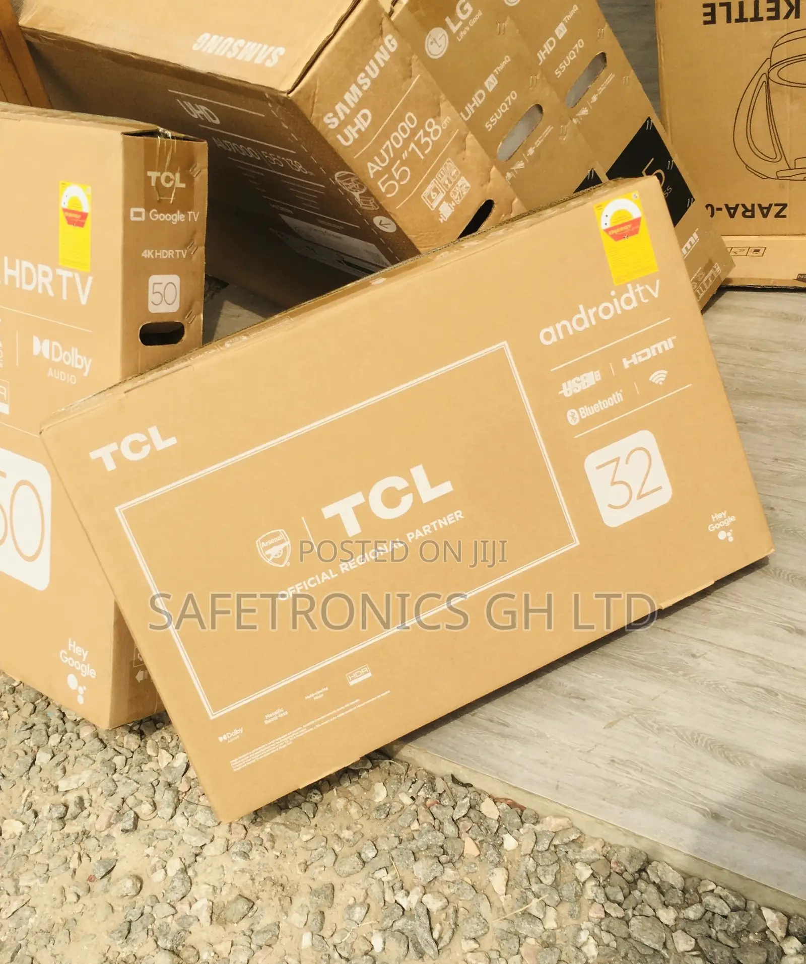 Glossy Black Electric 32 Inches LED Full HD S5400A TCL Tv