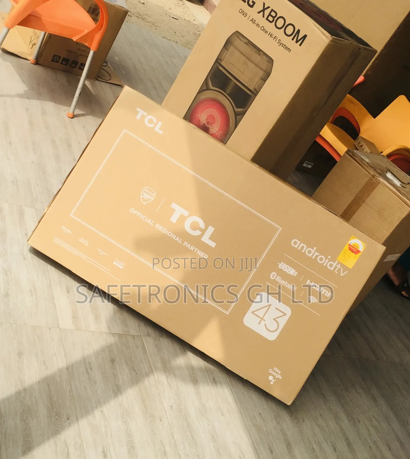 Black 43 Inche Glossy Led Smart TCL S5400a TCL S5400a Tv