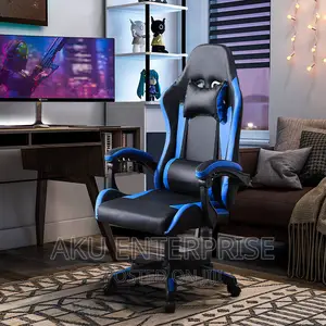 Gaming Chairs Leather Lumbar Support Pillow Office Adjusting