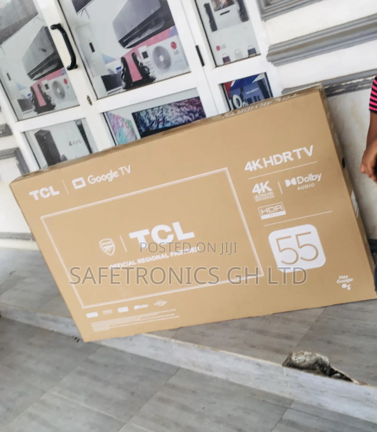 55 Inches P635 Glossy Electric Smart Black HDR TCL Tv