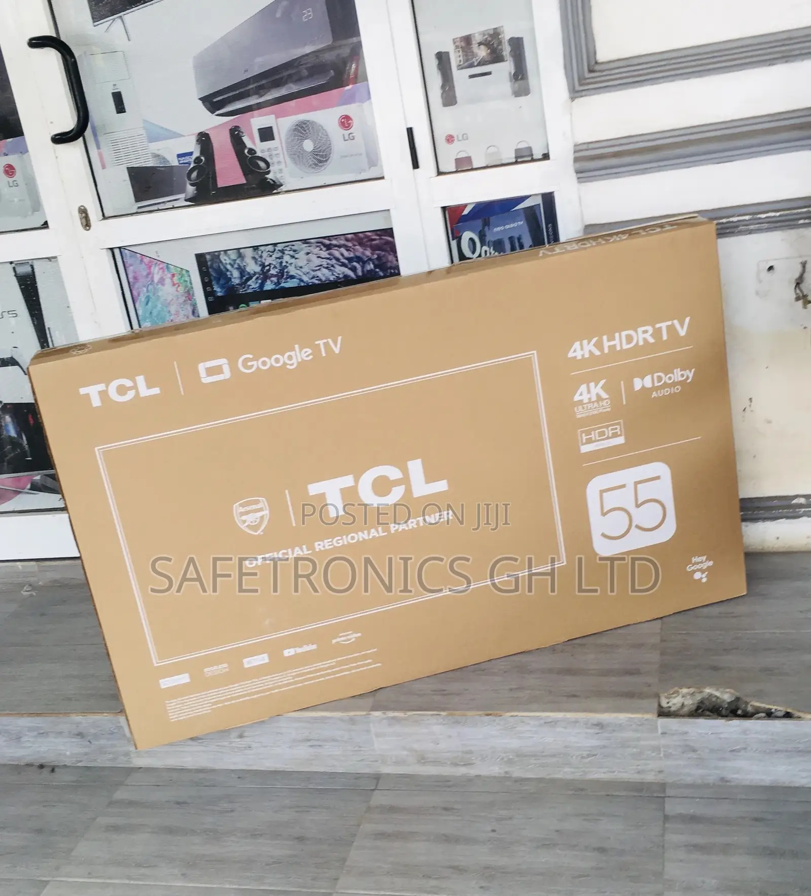 Black HDR TCL Led Glossy P635 55 Inches Electric Smart Tv