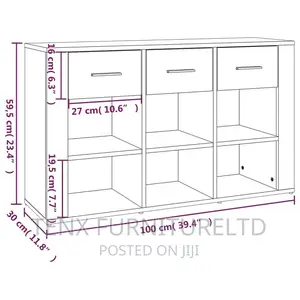 Cabinets/ Side Cabinets (Off -White)