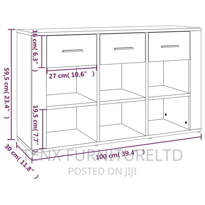 Cabinets/ Side Cabinets (Off -White)
