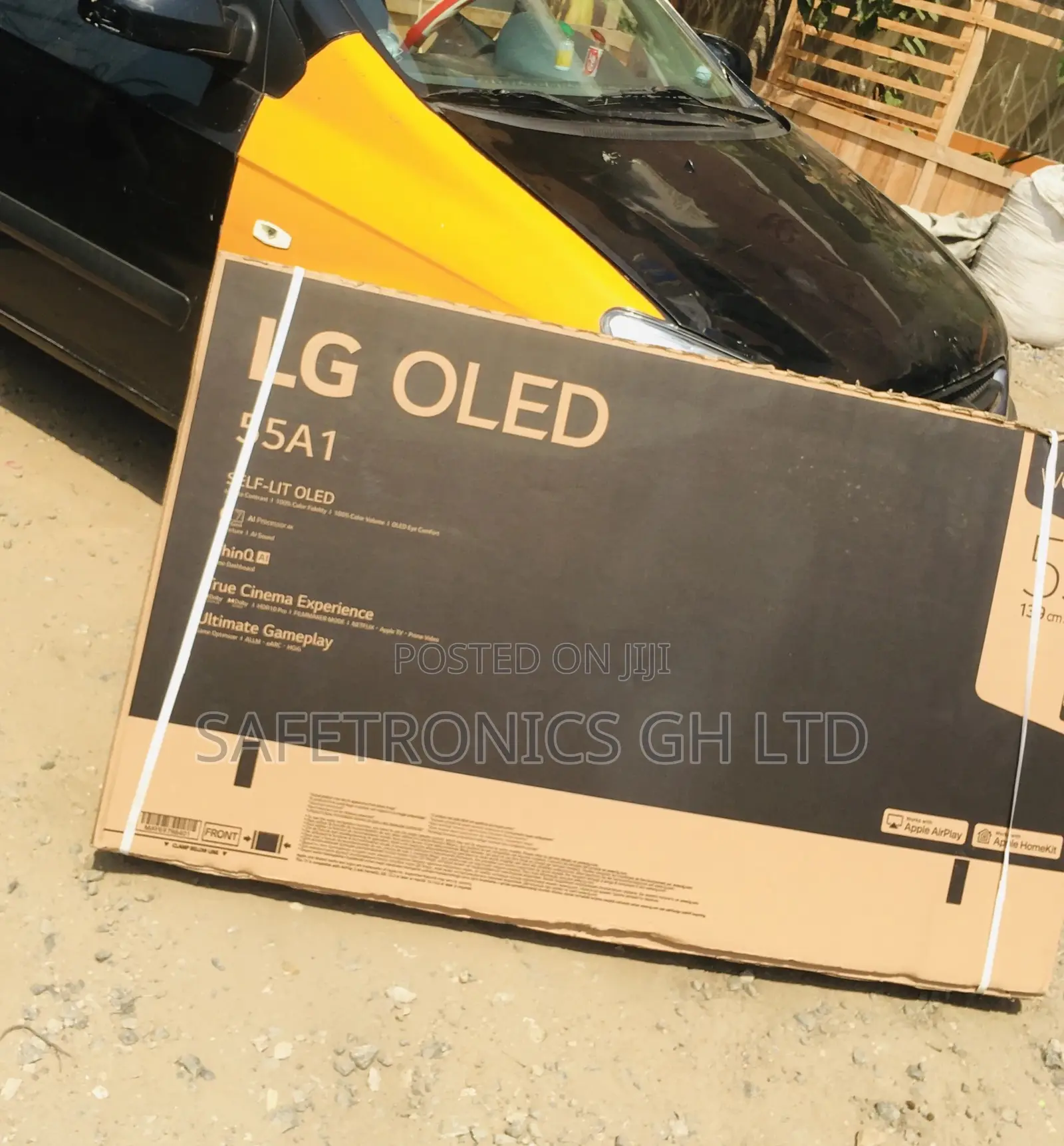 A1PVA 55 Inches Glossy OLED Black Smart Electric LG Tv