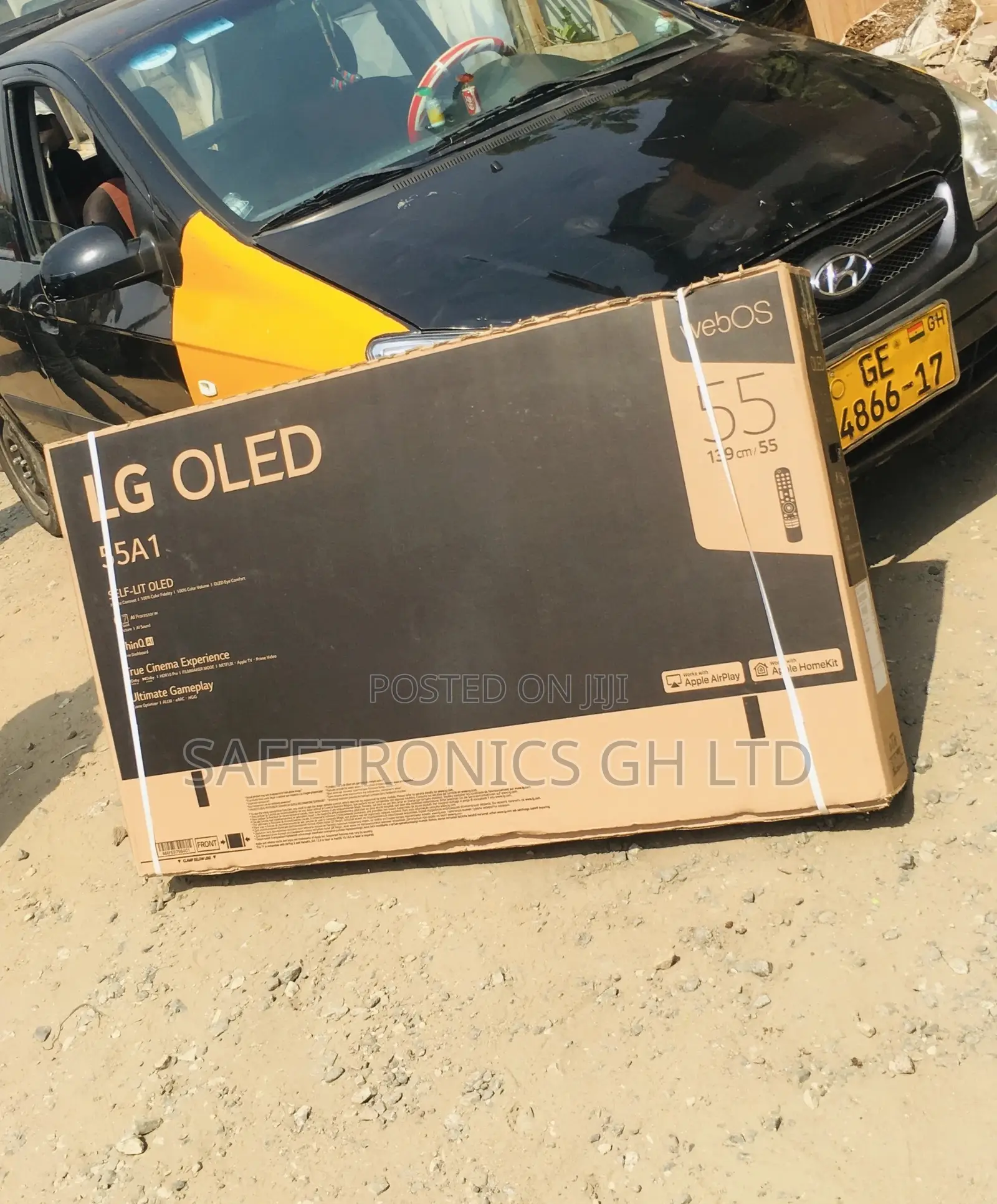Oled 55 Inches Glossy LG Black Electric Smart A1PVA Tv
