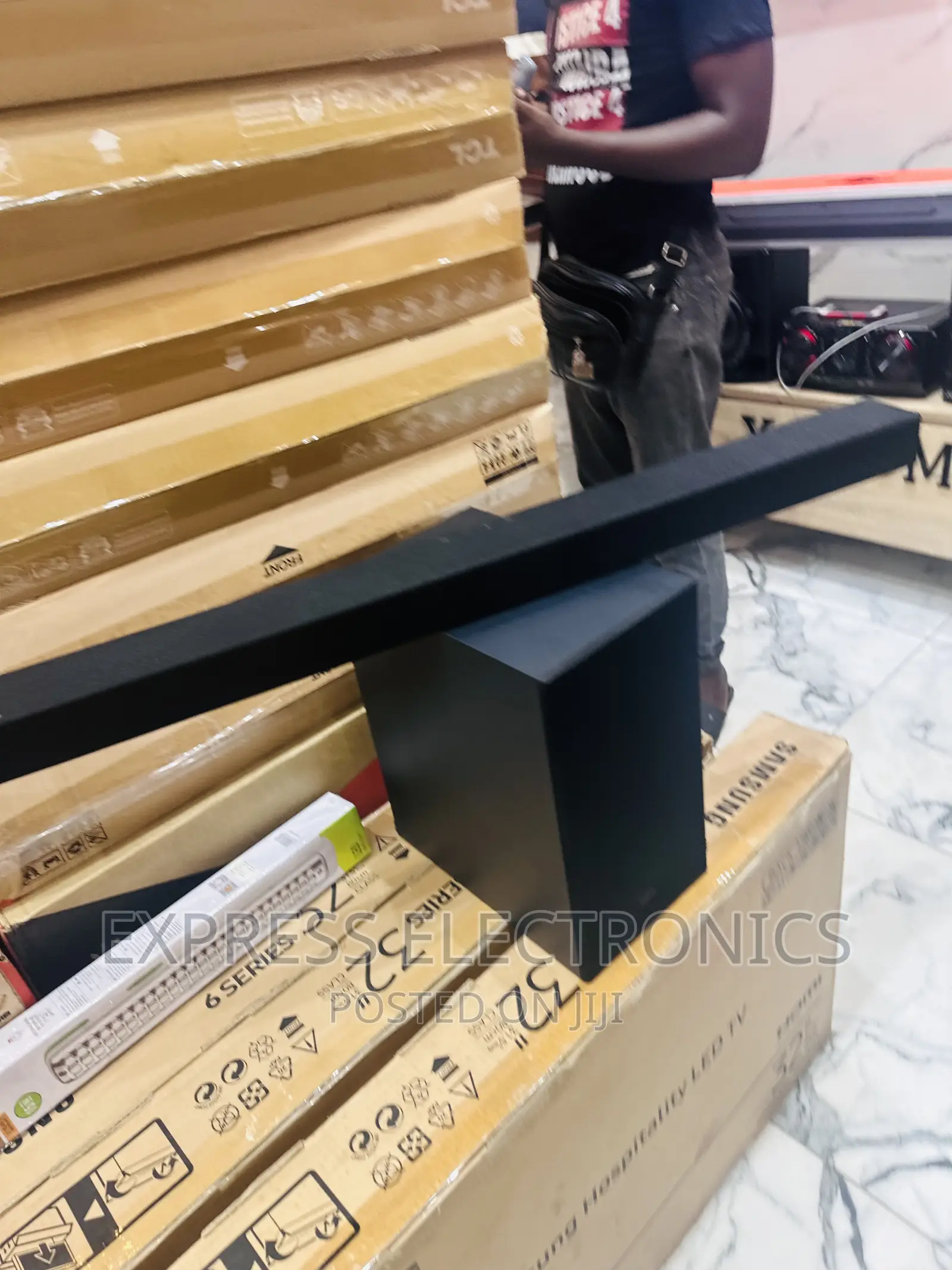B650 Sound Bar With Woofer Samsung Black Best Sound Quality