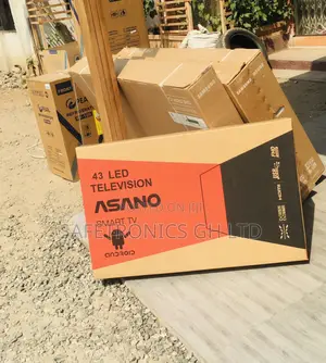 Glossy LED UHD Smart Electric 43 Inches Asano Black Tv
