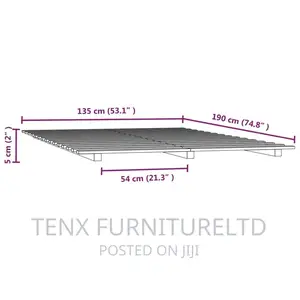 Bed Frame Double (Pine Wood)
