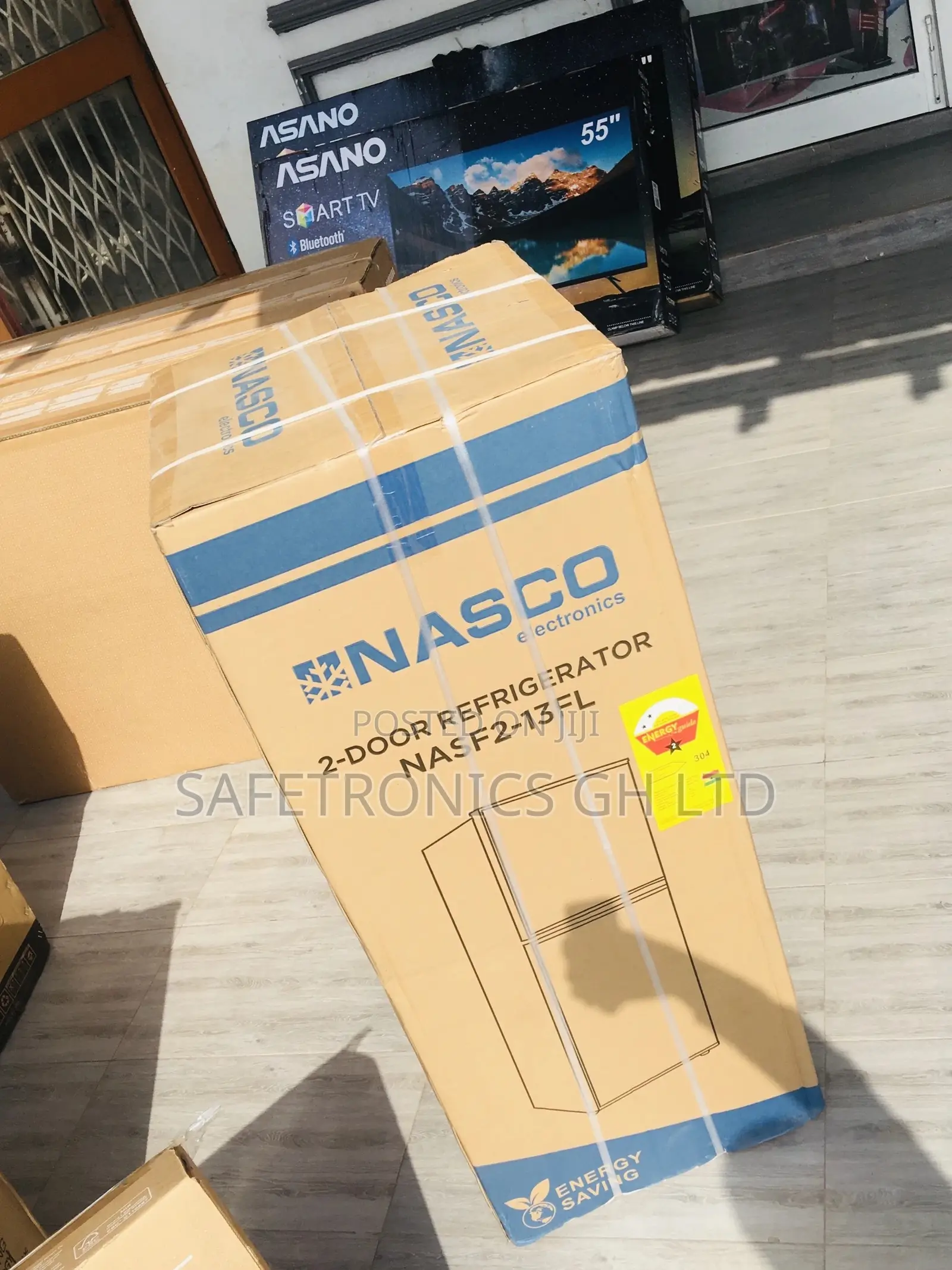 Topfreezer Nasco Gray Doubledoor Nasf2-13fl Fridge
