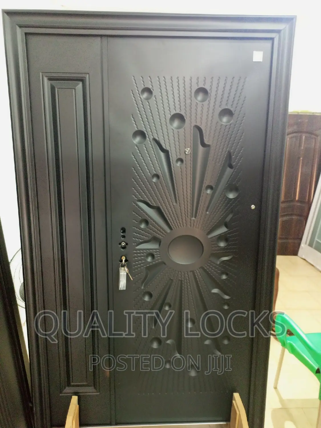 Smooth and Elegant Metal Door