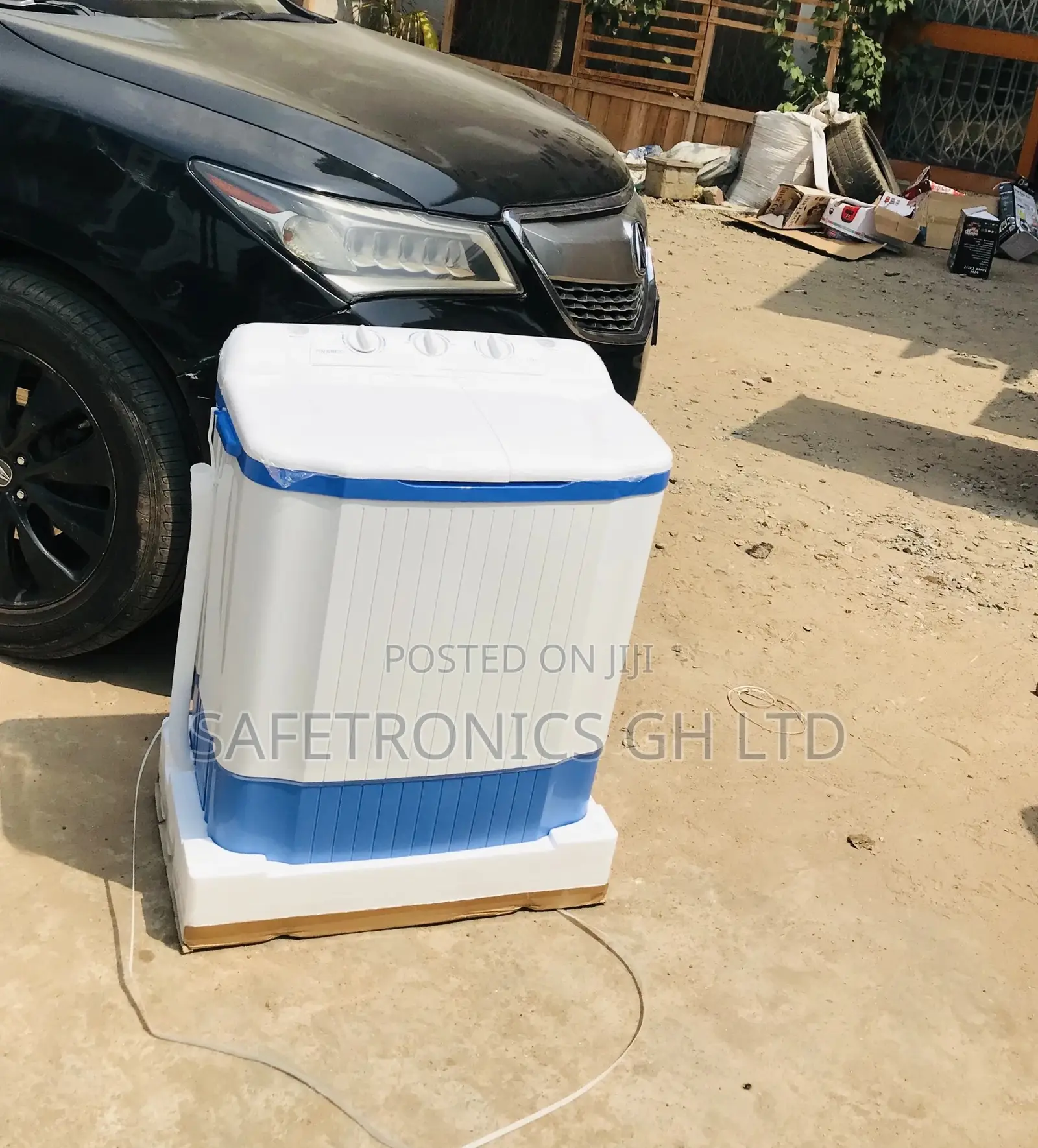7kg Washingmachine Topload Semiautomatic Nasco White/Blue