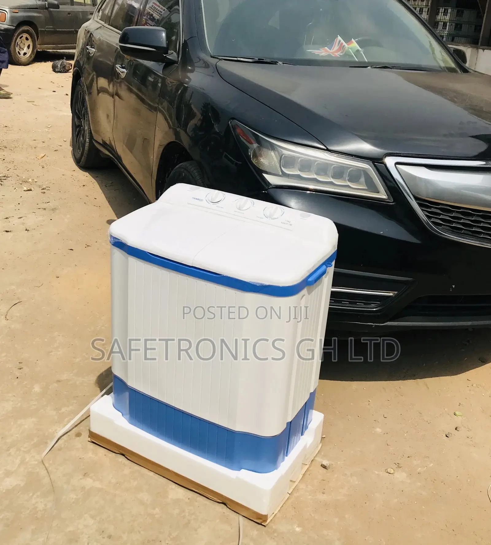 Nasco 7kg White/Blue Topload Semiautomatic Washingmachine