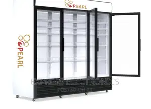 Three Door Display Fridge Pearl 950L PVC-150