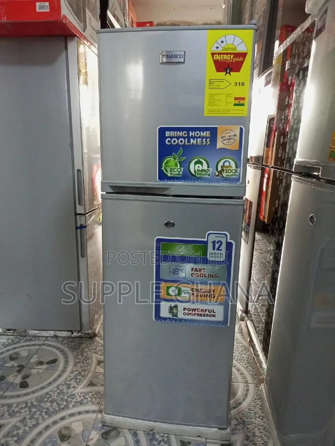Fast Cooling Nasco Fridge/Freezer Refrigerator