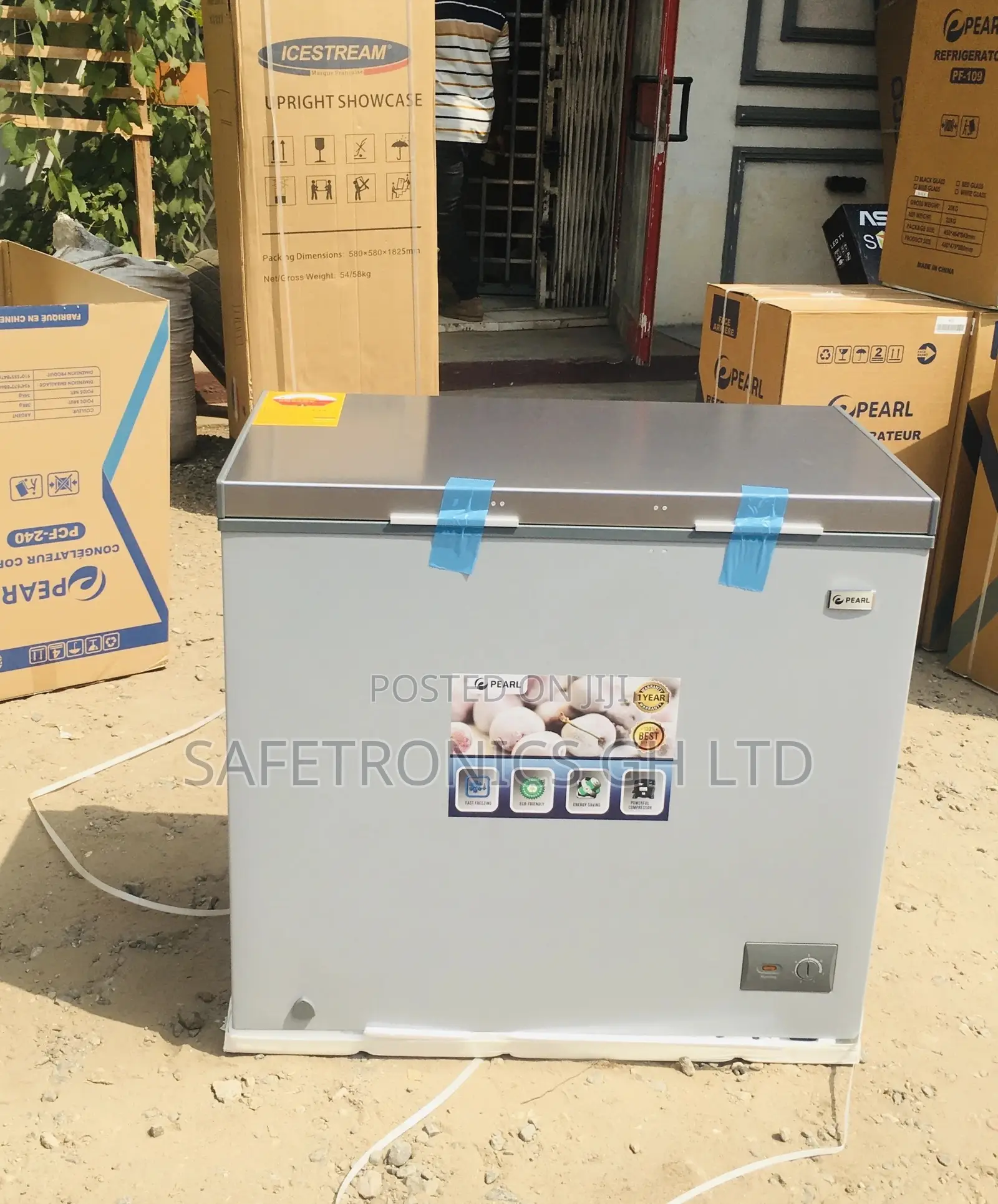 PCF-240 Gray Electric Pearl Chestfreezer Singledoor 200L