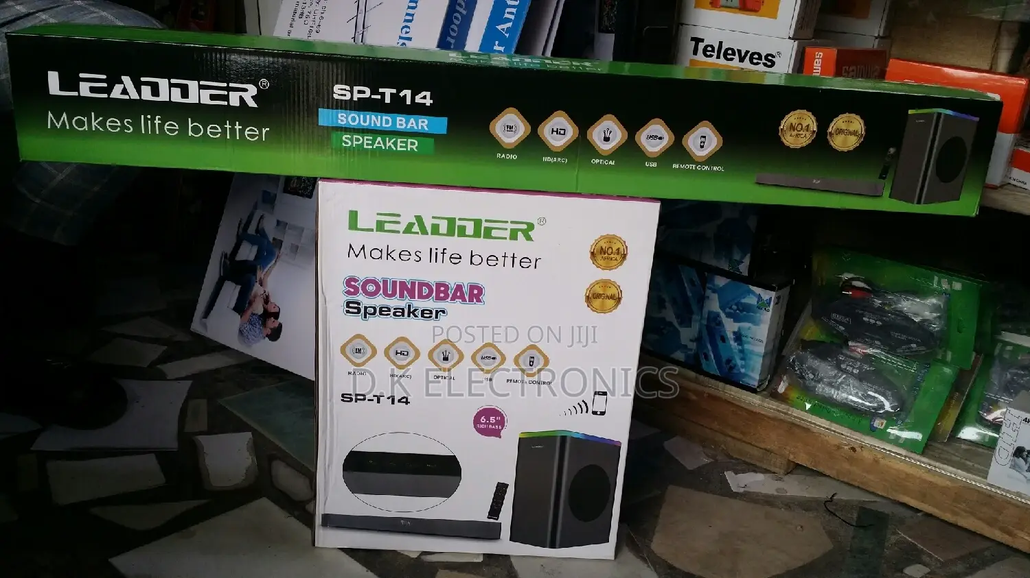 Deep Bass Ledder Sp-T 14 Soundbar