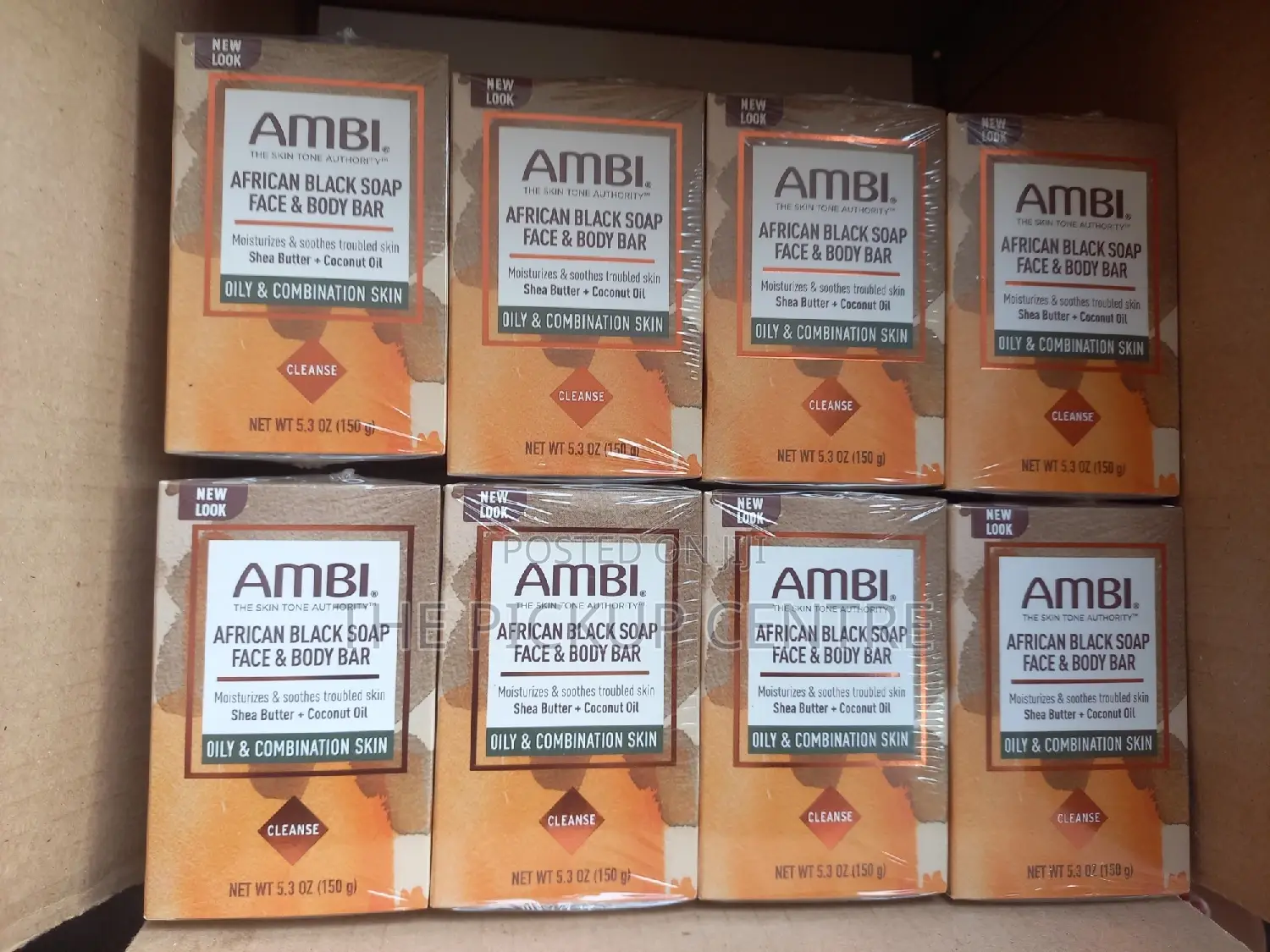 AMBI - African Black Soap Face Body Bar 150g 3pack
