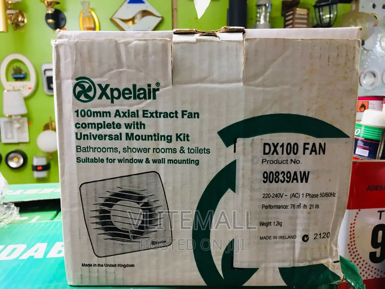 4'' Xpelair Fan Extractor -Dx100