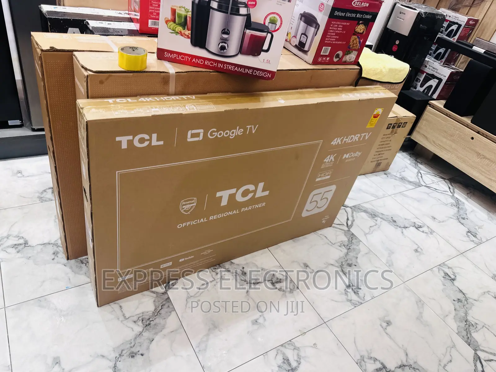 Neatly and Lovely Uhd Smart Glossy TCL 55”P635