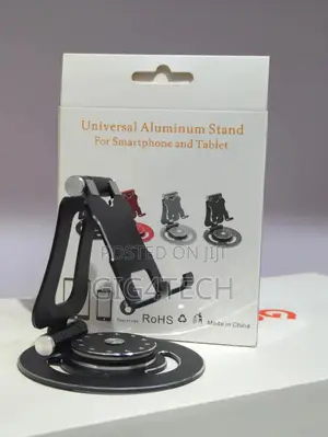 G62 Rotating Metallic Phone and Tablet Holder