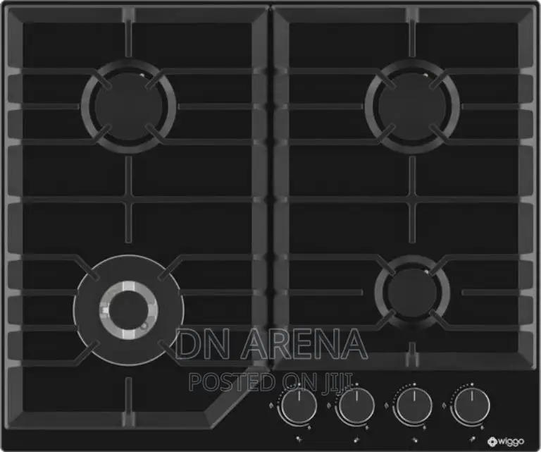 Wiggo 4 Burner Gas Hob In-Built Can Be Put on Countertop