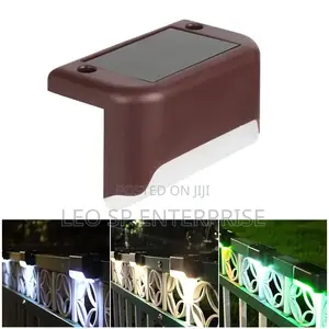 Led Solar Power Stair Step Fence Lamp