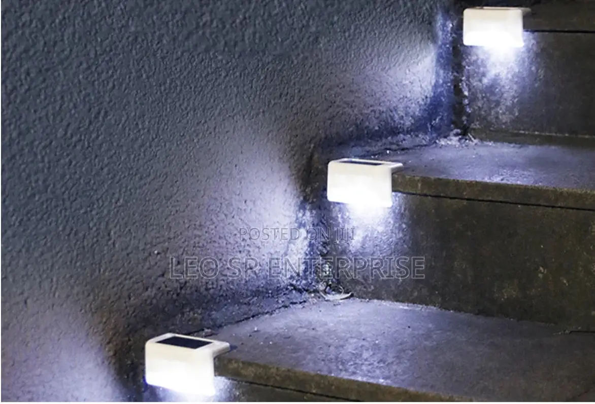Led Solar Power Stair Step Fence Lamp