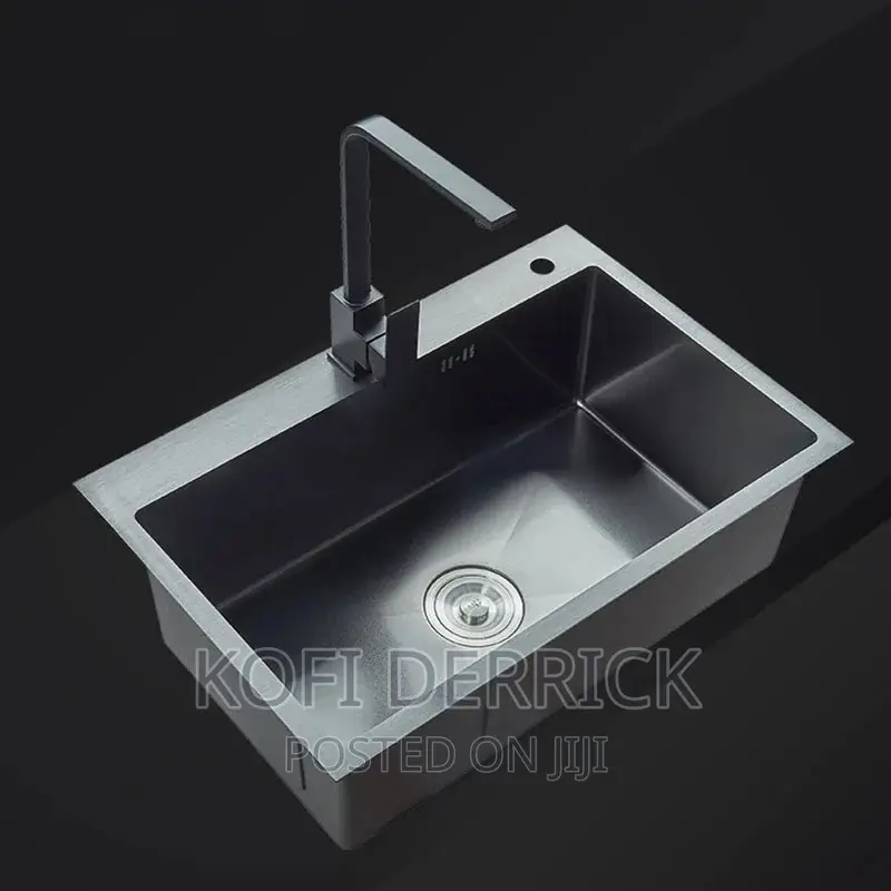 Single Bowl Kitchen Sink Black(60x45cm)