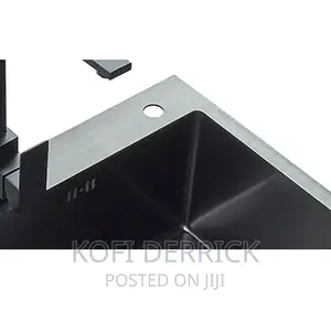 Single Bowl Kitchen Sink Black(60x45cm)