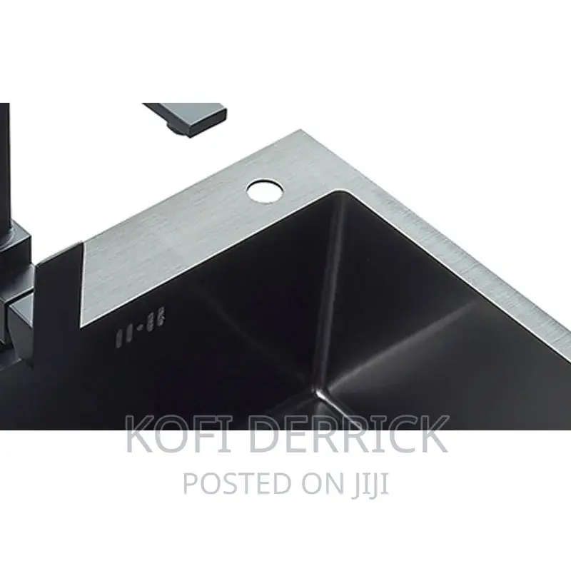 Single Bowl Kitchen Sink Black(60x45cm)