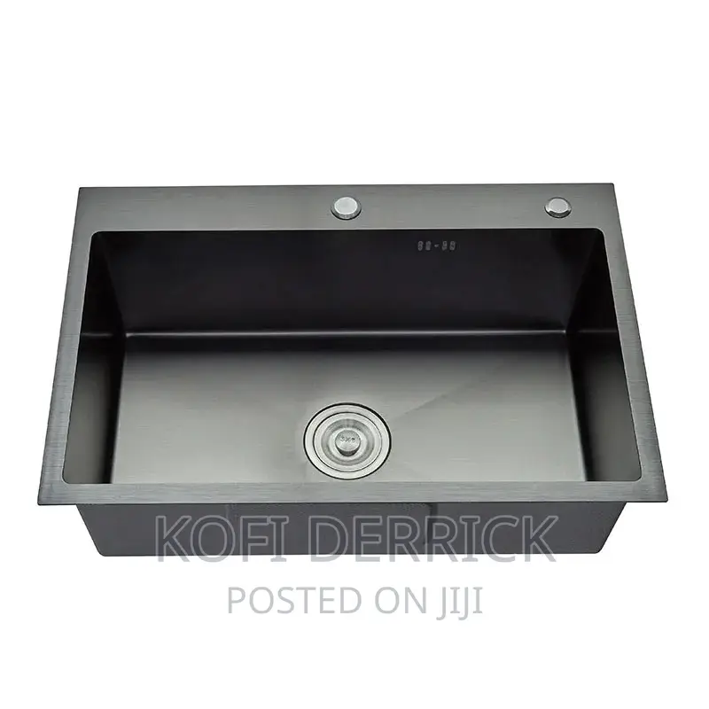 Single Bowl Kitchen Sink Black(60x45cm)