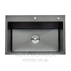 Single Bowl Kitchen Sink Black(60x45cm)