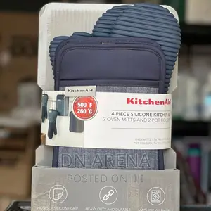 Kitchenaid Chambray 4-Piece Mitt Set