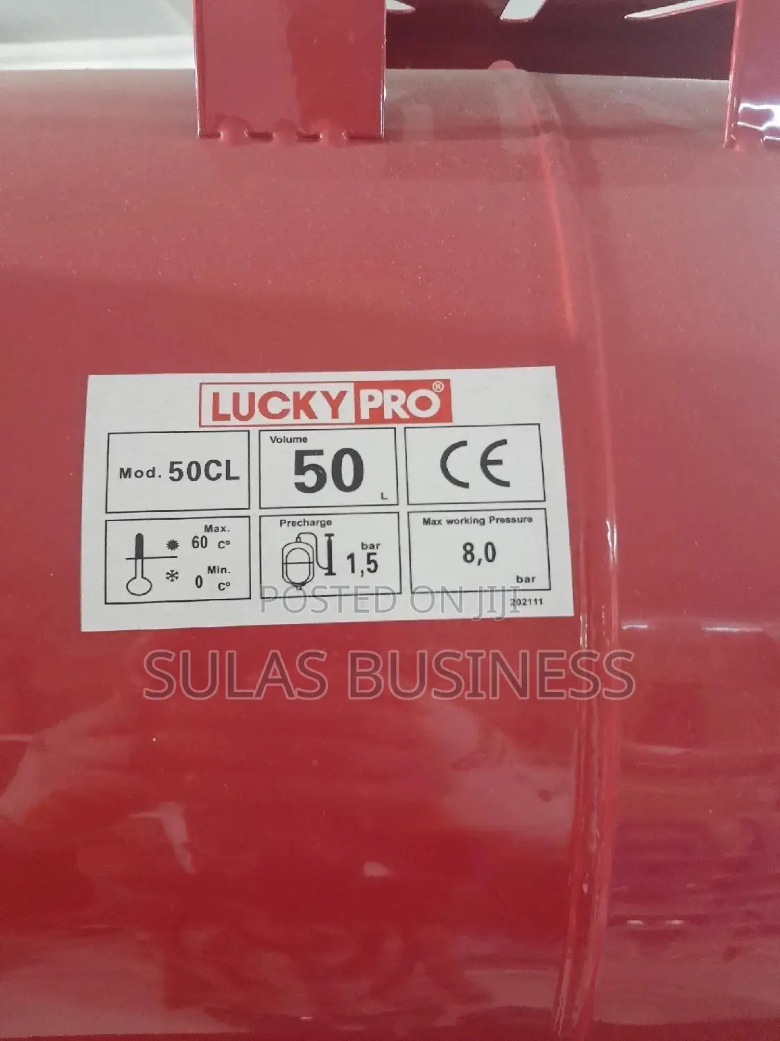 50 Liters Pressure Controls