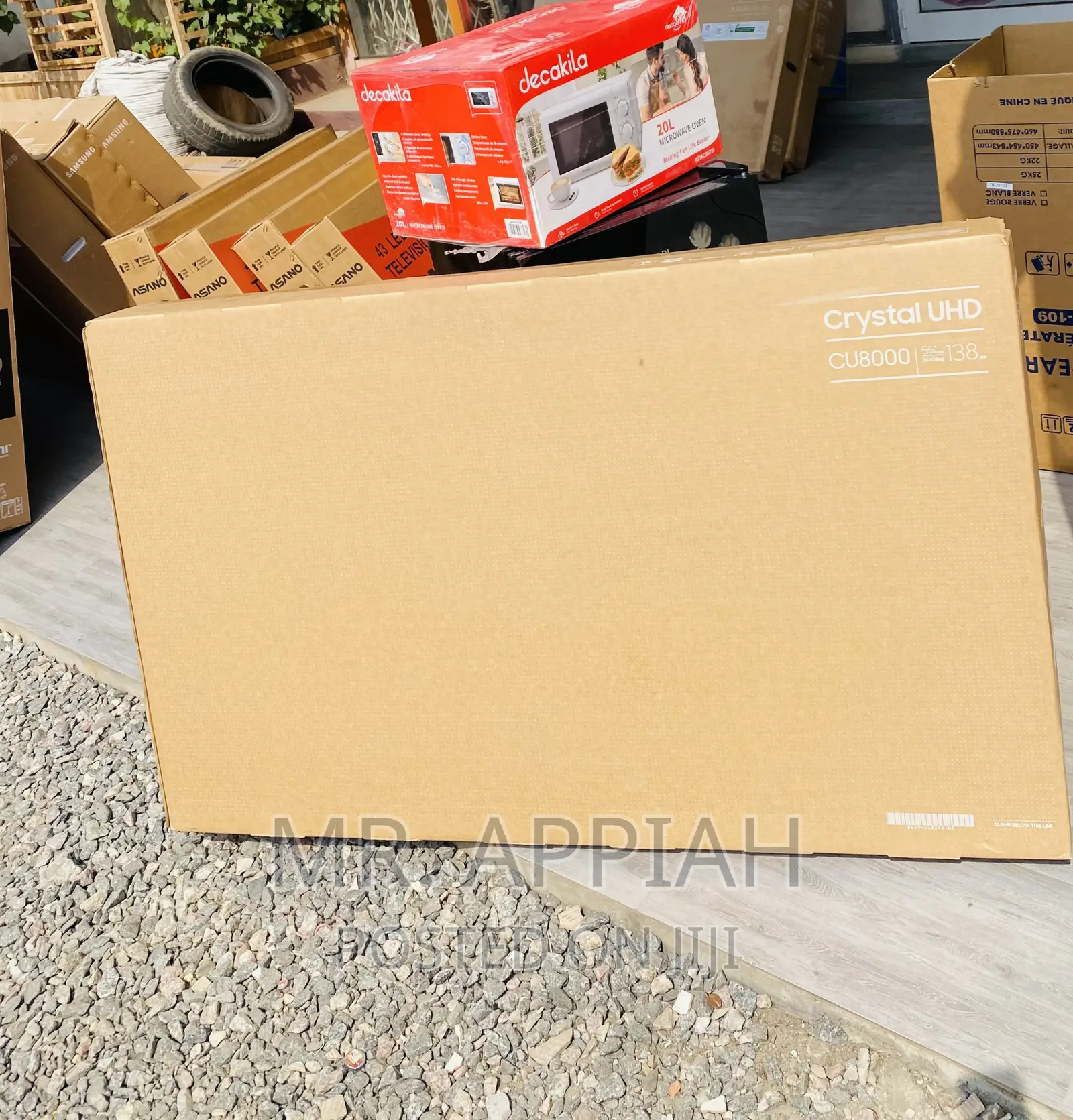 High Quality Samsung 55cu8000 55” Crystal Uhd Smart Tv.
